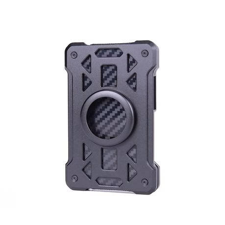 Aluminium & Carbon Fibre Card Wallet with Airtag Holder