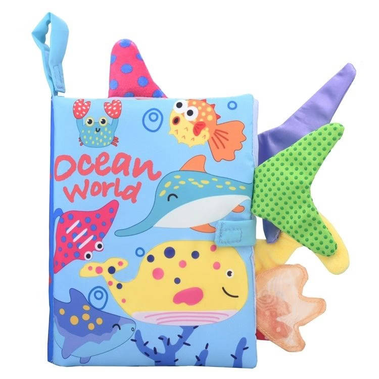 Premium Soft Cloth Baby Book - Ocean World