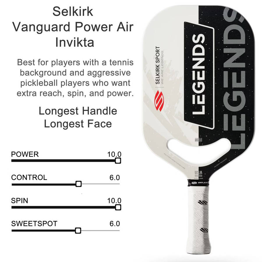 Selkirk Vanguard Power Air - Invikta Pickleball Paddle - Legends