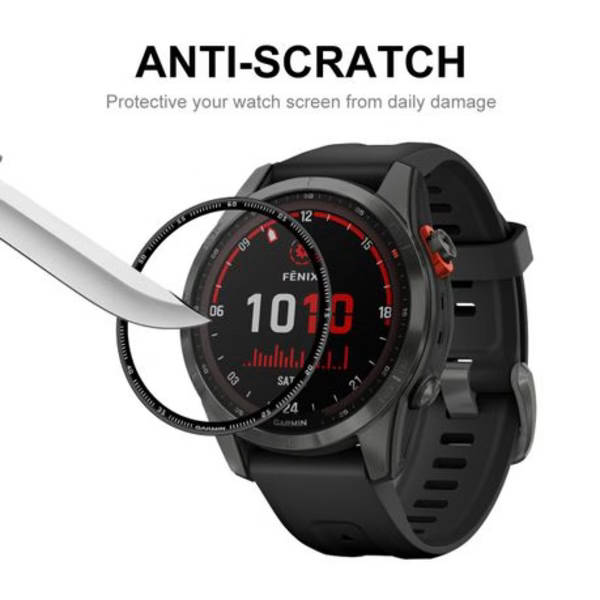 2x ENKAY Acrylic Screen Protectors with 3D Edge for Garmin Fenix 7S