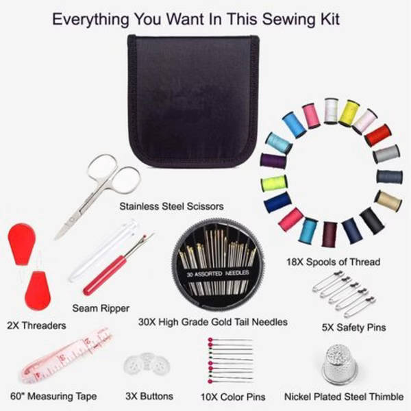T4U 70 Piece Travel Sewing Kit