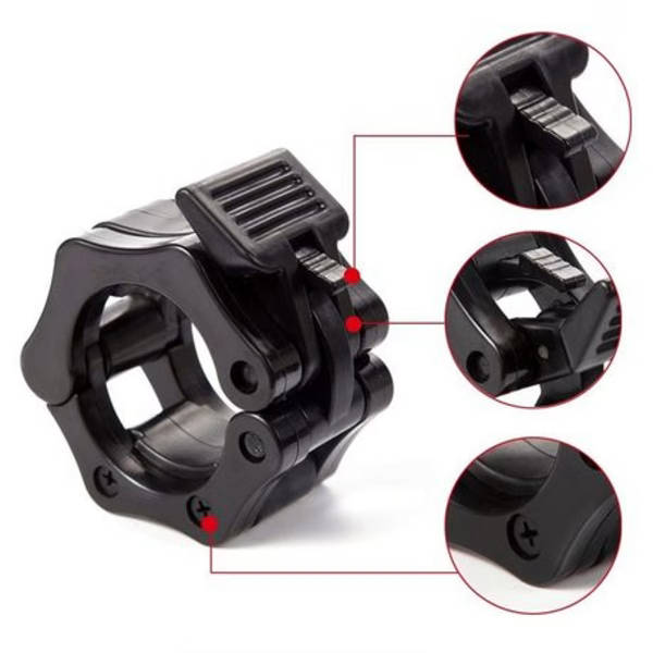 Plastic Quick Barbell Collar (Pair-Olympic)