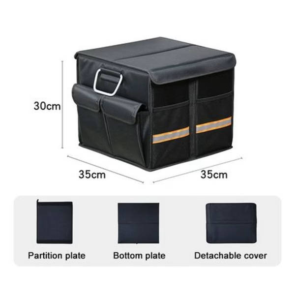 36L Waterproof Foldable Non-Slip Car Boot Organiser