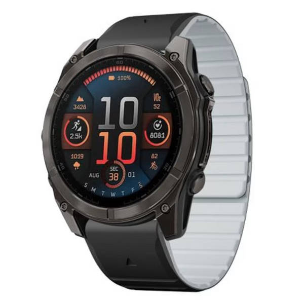 LOBO 22mm Magnetic QuickChange Strap Compatible with Garmin Fenix 5/6/7/8, 965 &amp; More