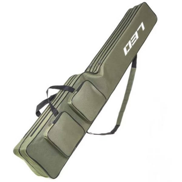 LEO Heavy-Duty Waterproof Fishing Rod Bag with Large Capacity Storage