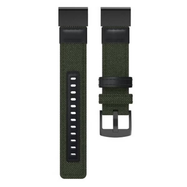 5by5 Canvas &amp; Leather Strap for Garmin Fenix 6X / Fenix 5X