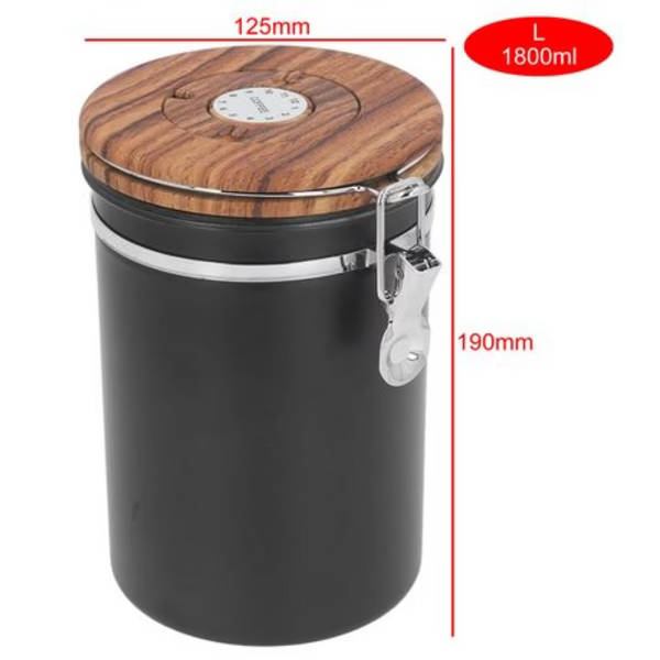 Airtight Coffee Storage Container with Stainless Steel Scoop (1800ml)