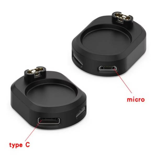LOBO Ultra-Compact Charging Base for Garmin - USB C &amp; Micro USB Compatible