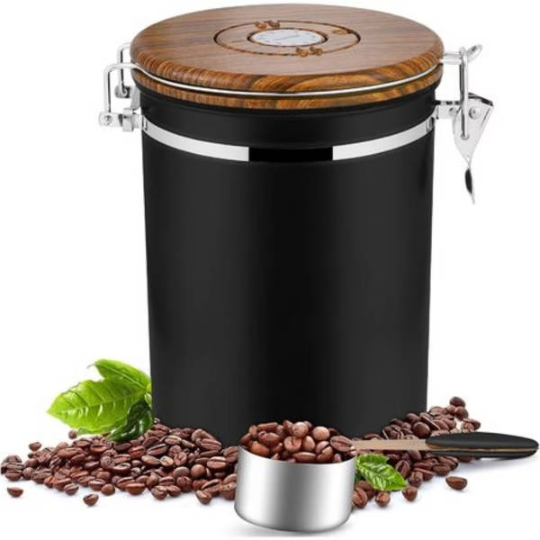 Airtight Coffee Storage Container with Stainless Steel Scoop (1800ml)
