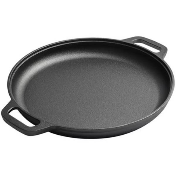 Heavyweight Cast Iron Round Griddle Skillet Pan