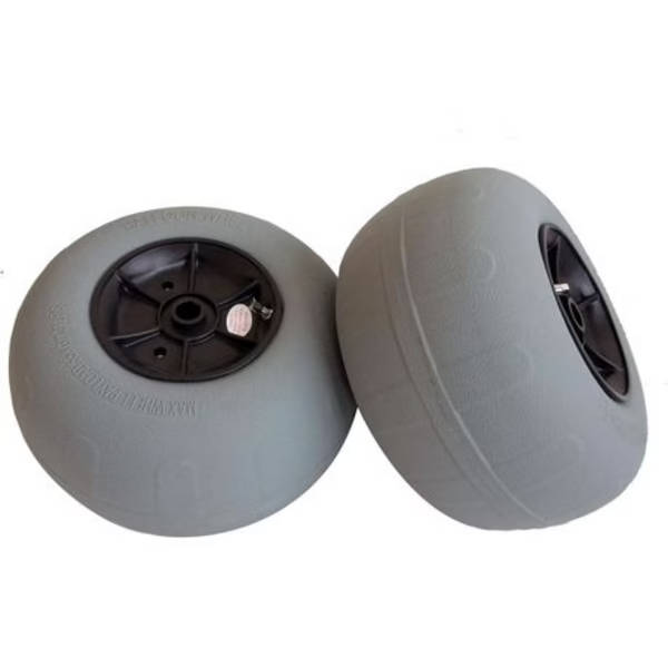 12" Balloon Beach Wheels (2-Pack) - All-Terrain Polyurethane Tyres