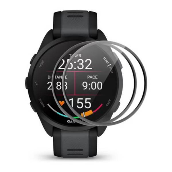 2x ENKAY Acrylic Screen Protectors with 3D Edge for Garmin Forerunner 165