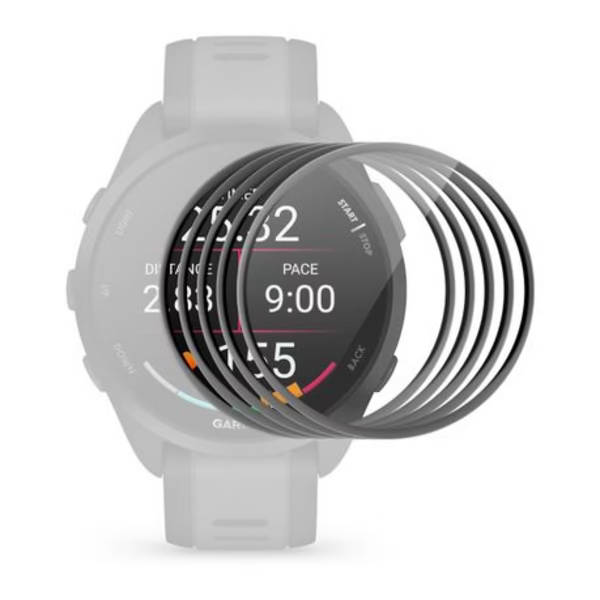 5x ENKAY Acrylic Screen Protectors with 3D Edge for Garmin Forerunner 165
