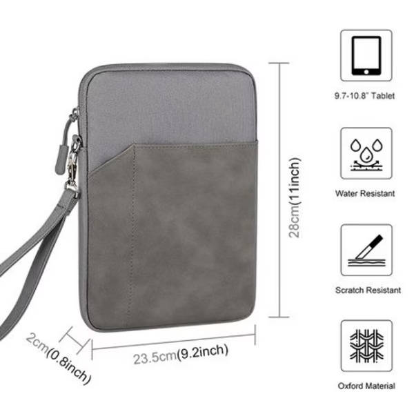 Tablet Sleeve for iPad 9.7 to iPad 11 inch - Grey