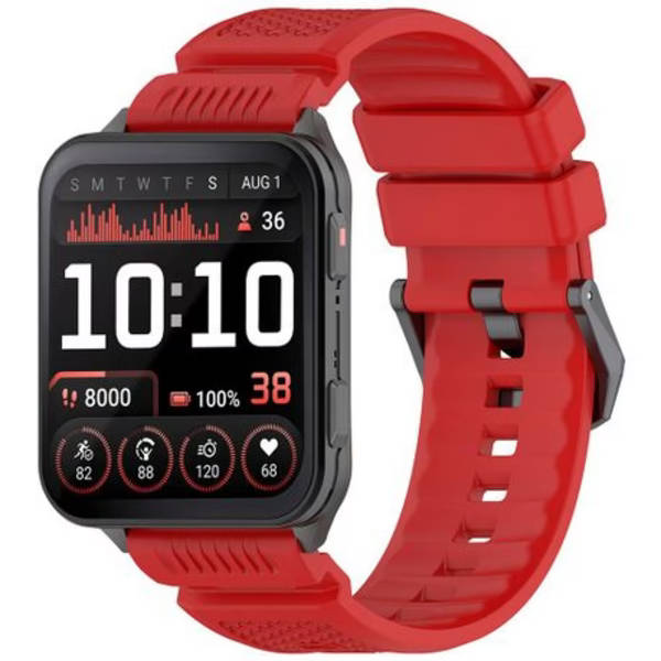 LOBO 24mm FastFit Strap Compatible With Garmin Venu X1 - Red