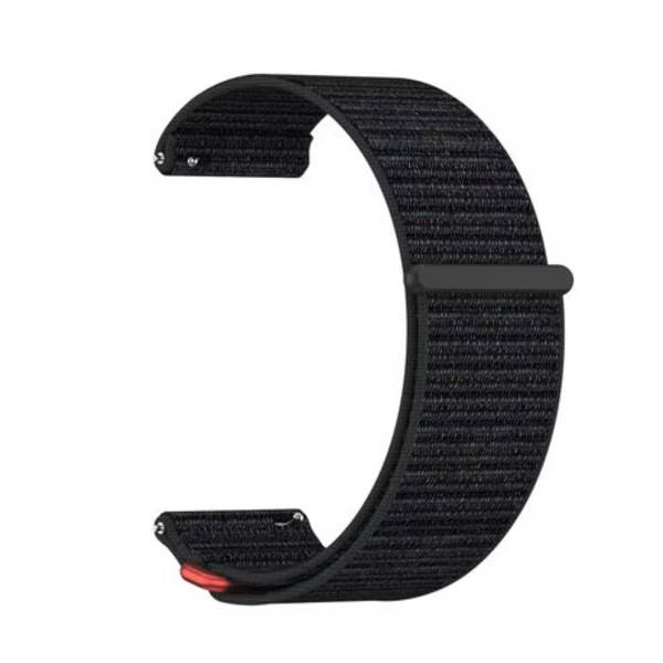 LOBO 24mm FastFit Nylon Velcro Strap Compatible With Garmin Venu X1 - Black