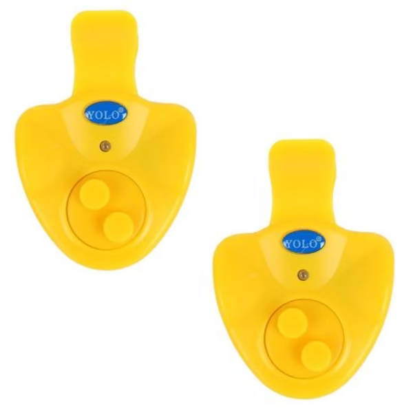 2pcs Electronic Fish Bite Alarm with Siren &amp; LED Light