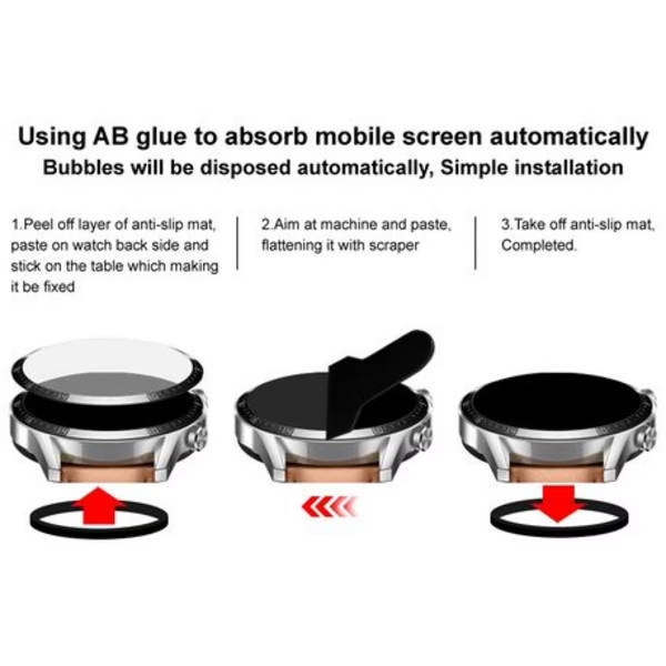 2x IMAK Acrylic Screen Protector with 3D Edge for Garmin Forerunner 265S