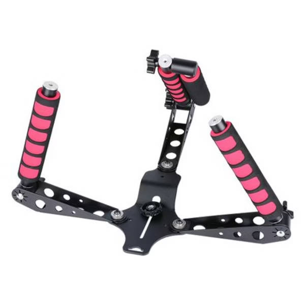 YELANGU DSLR Spider Steady Rig Stabilizer Kit (Red)