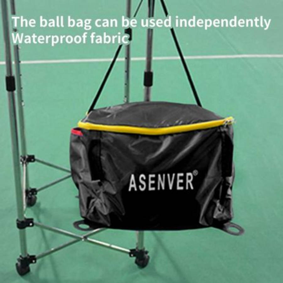 ASENVER Tennis Ball Hopper Cart