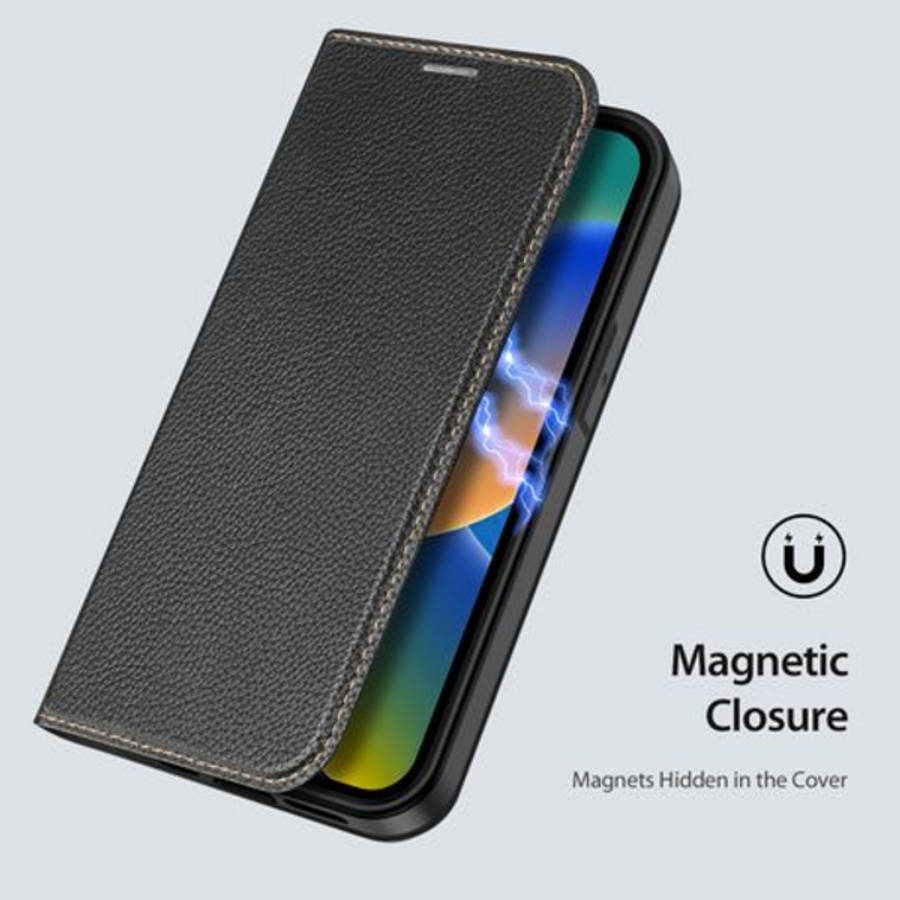 DUX DUCIS Skin X2 Magnetic Flip Cover for iPhone 14 (6.1") - Black