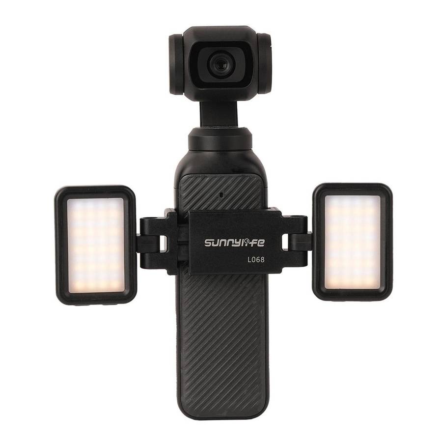 Sunnylife Adjustable Dual Fill Light for DJI Osmo Pocket 3 (Black)