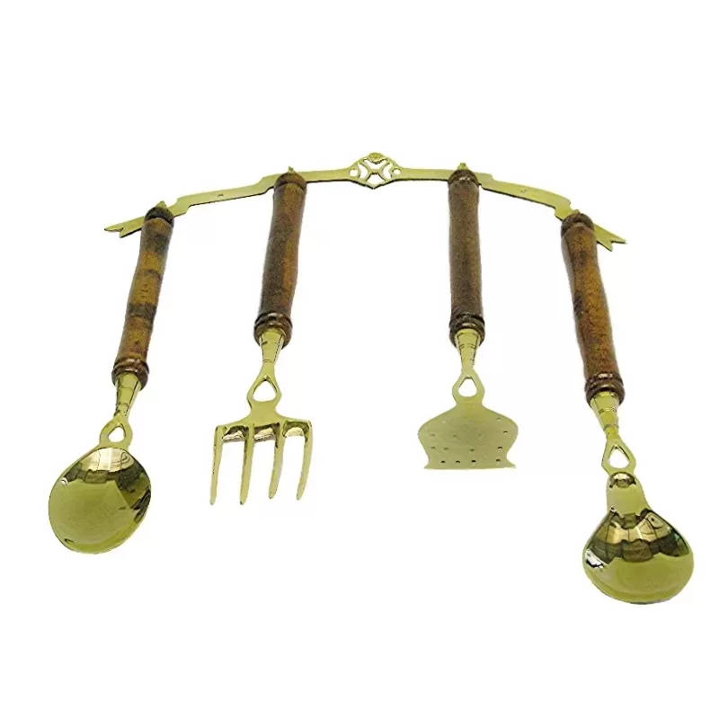 Wall Hanging Kitchen Utensil Spoon Set 18 inch