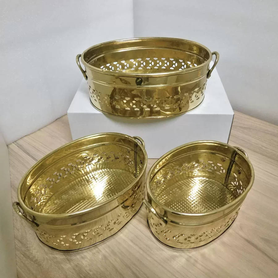 Oval Pot Planter - Set of 3