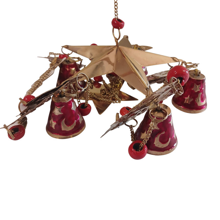 Brass Christmas Themed Wind Chime