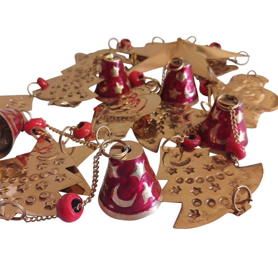 Brass Christmas Themed Wind Chime