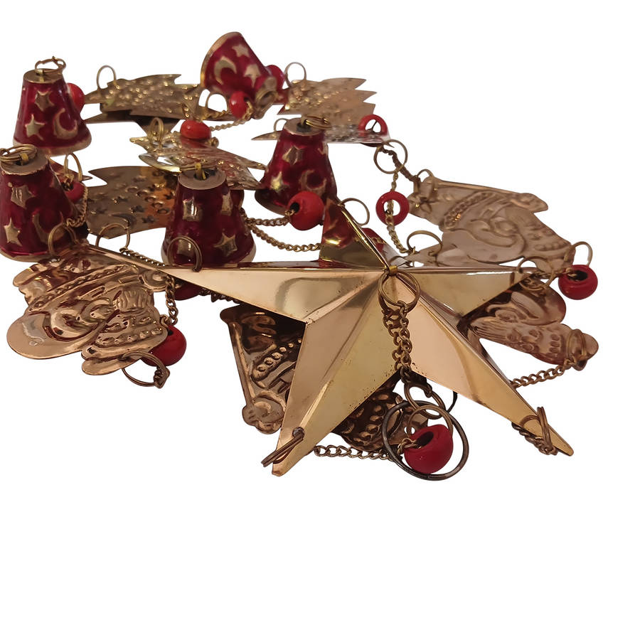 Brass Christmas Themed Wind Chime
