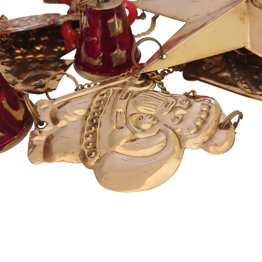 Brass Christmas Themed Wind Chime
