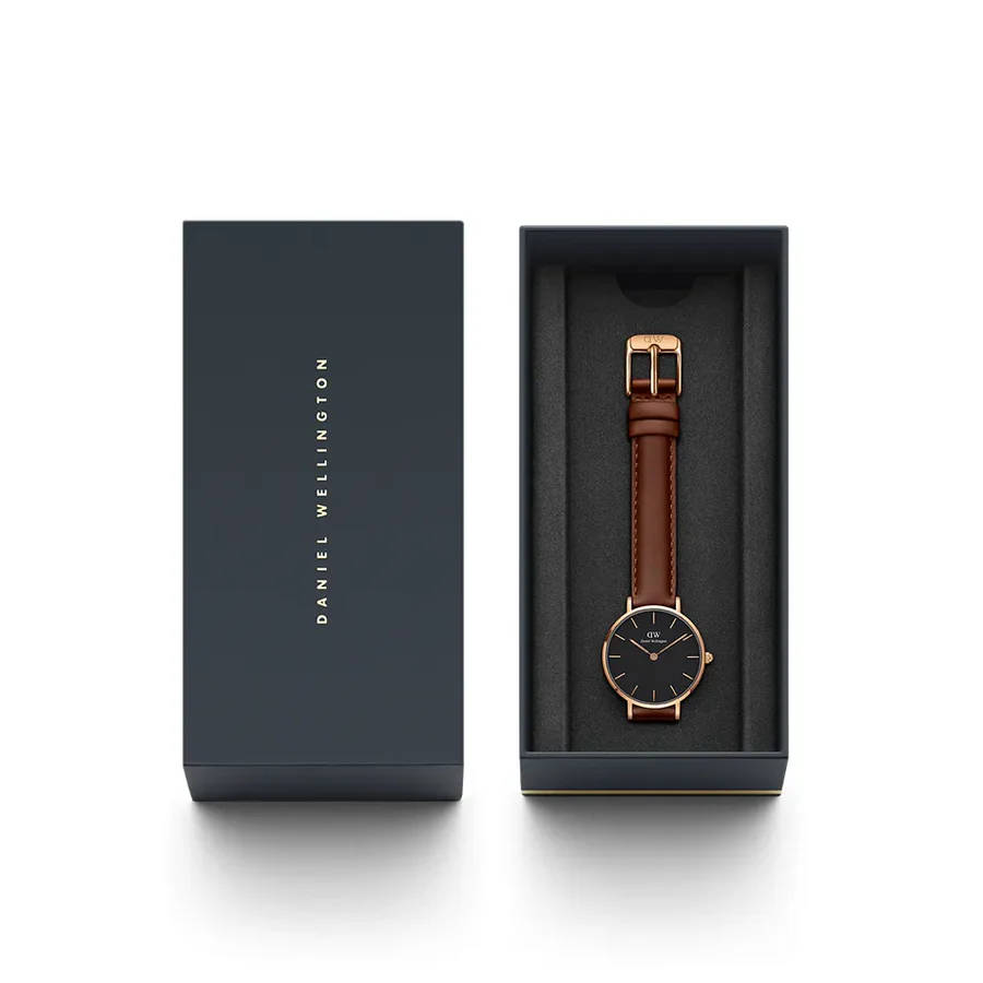Daniel Wellington Women's Watch - St. Mawes Brown Leather (DW00100225)