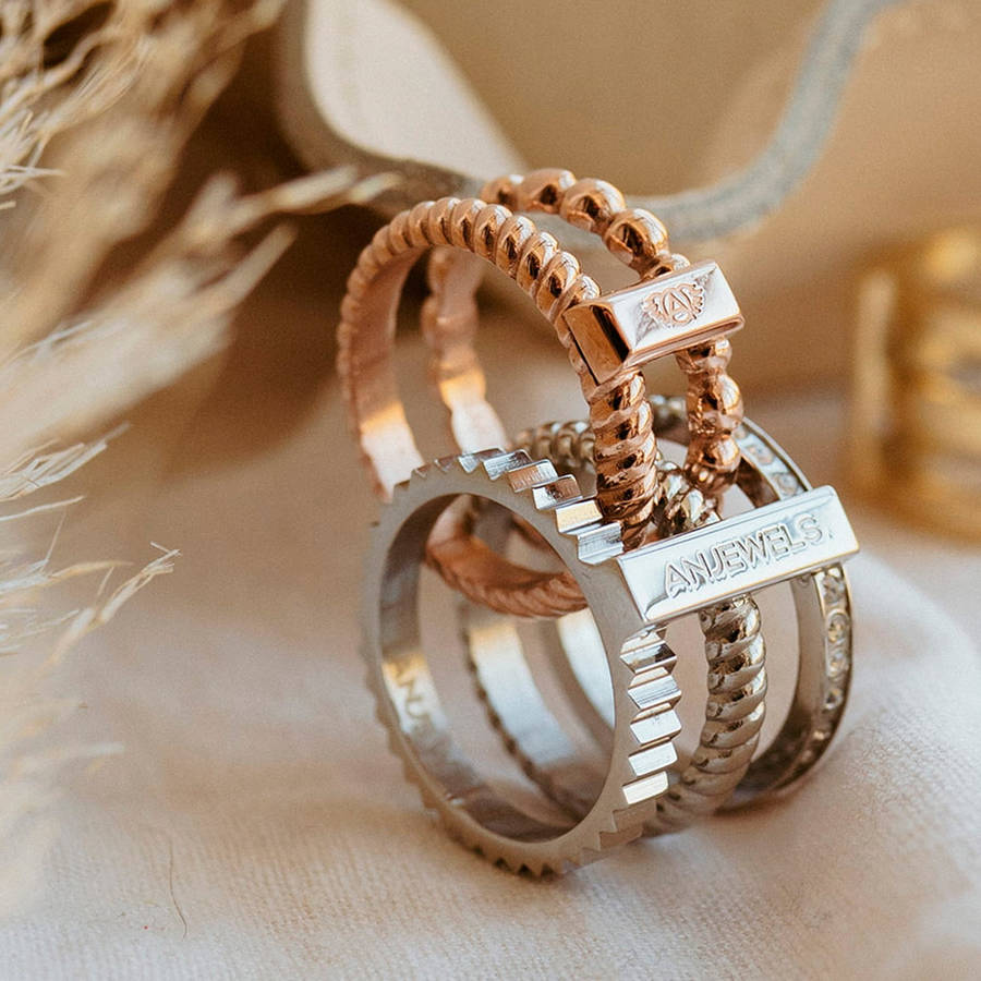 Amen Jewels Women's Ring (AR-R2NS04R-8)