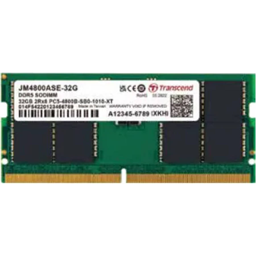 TRANSCEND JET MEMORY 32 GB DDR5-4800 SO-DIMM 2RX8 CL40  (2Gx8)x16