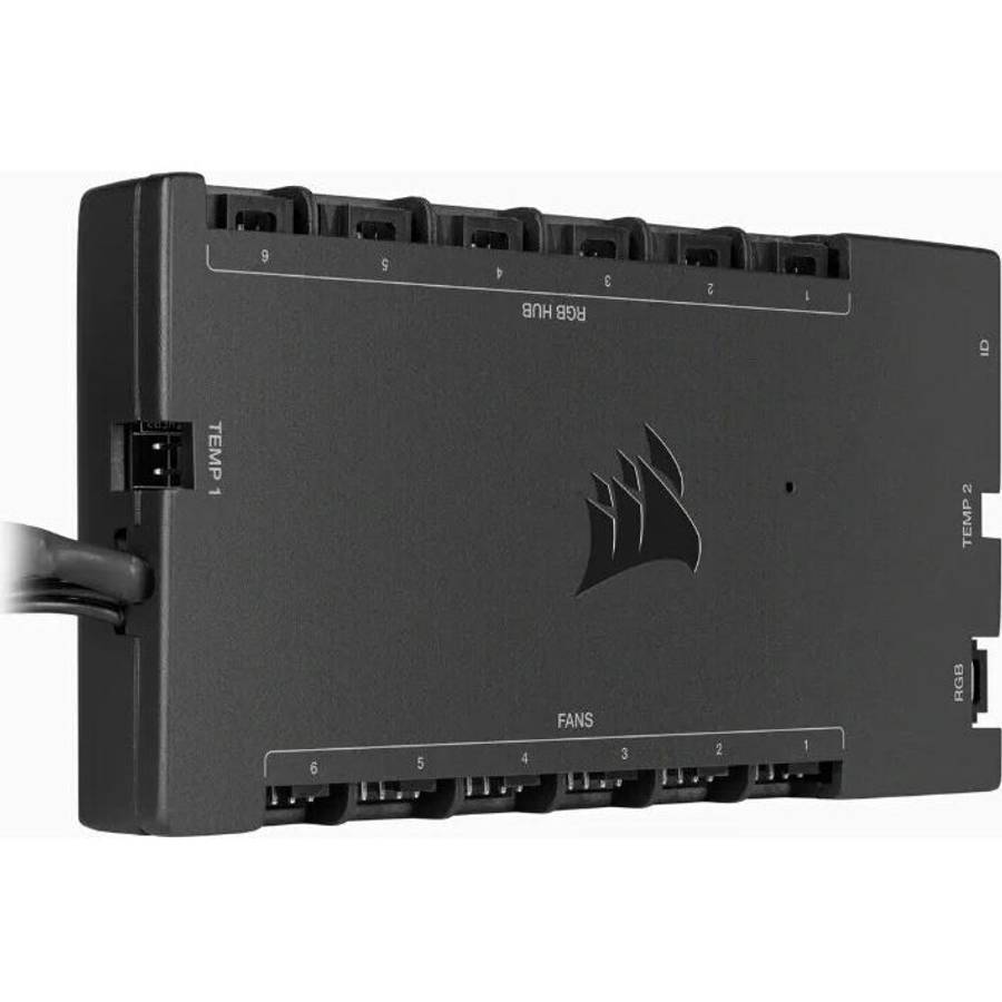 Corsair iCUE Commander CORE XT - Digital Fan Speed and RGB Lighting Controller.  6x Fan; 6x RGB