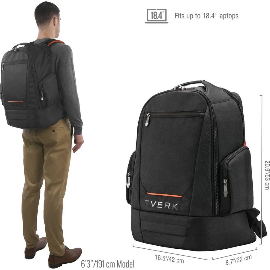 EVERKI EKP117B CONTEMPRO 117 18.4'' LARGE GAMING LAPTOP BACKPACK