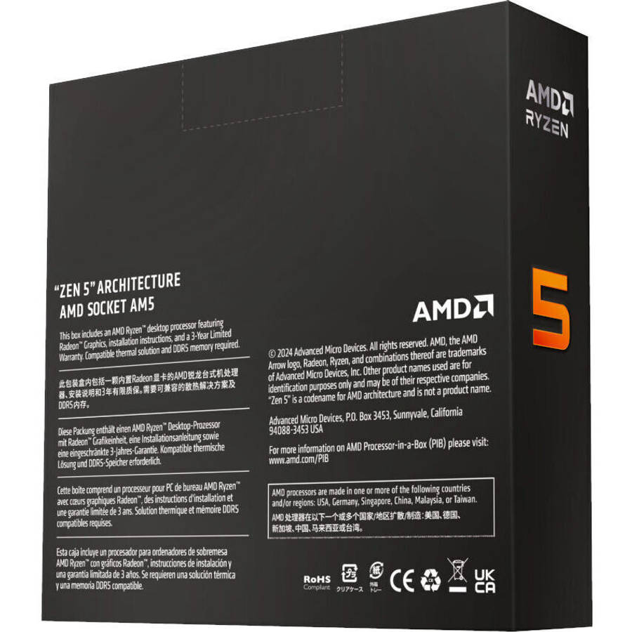 AMD RYZEN 5 9600X 6-Core 3.9GHz AM5 CPU