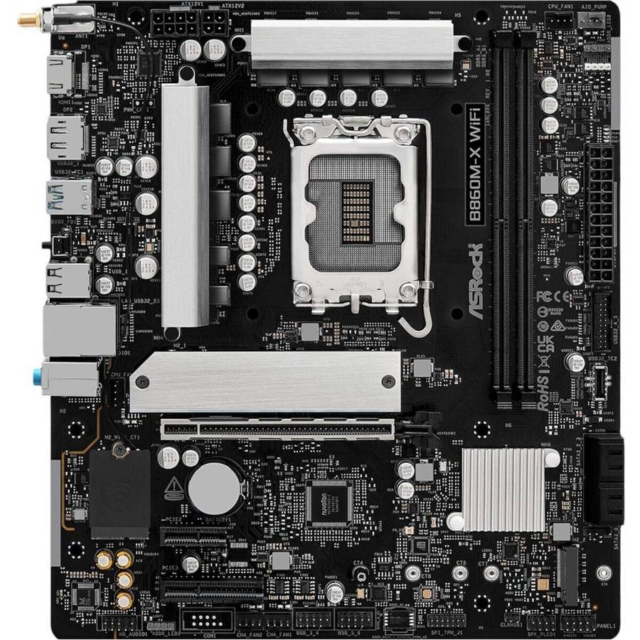 ASRock B860M-X Micro ATX DDR5 Motherboard (PCIe 5 and Wi-Fi 6E)