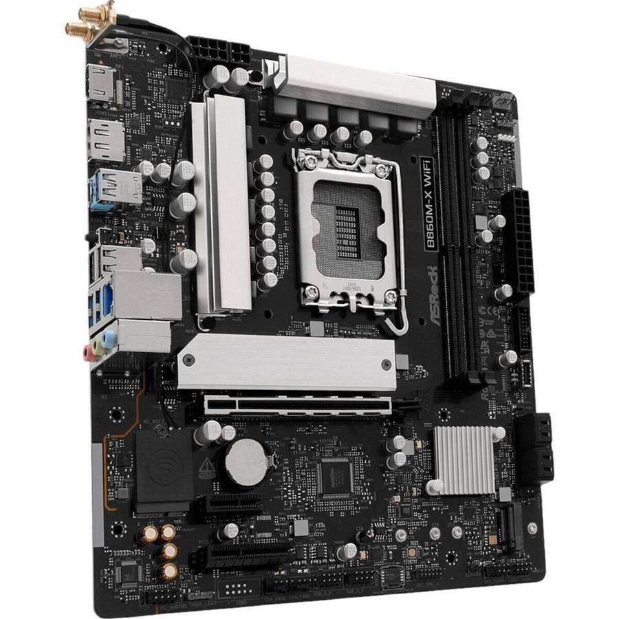 ASRock B860M-X Micro ATX DDR5 Motherboard (PCIe 5 and Wi-Fi 6E)