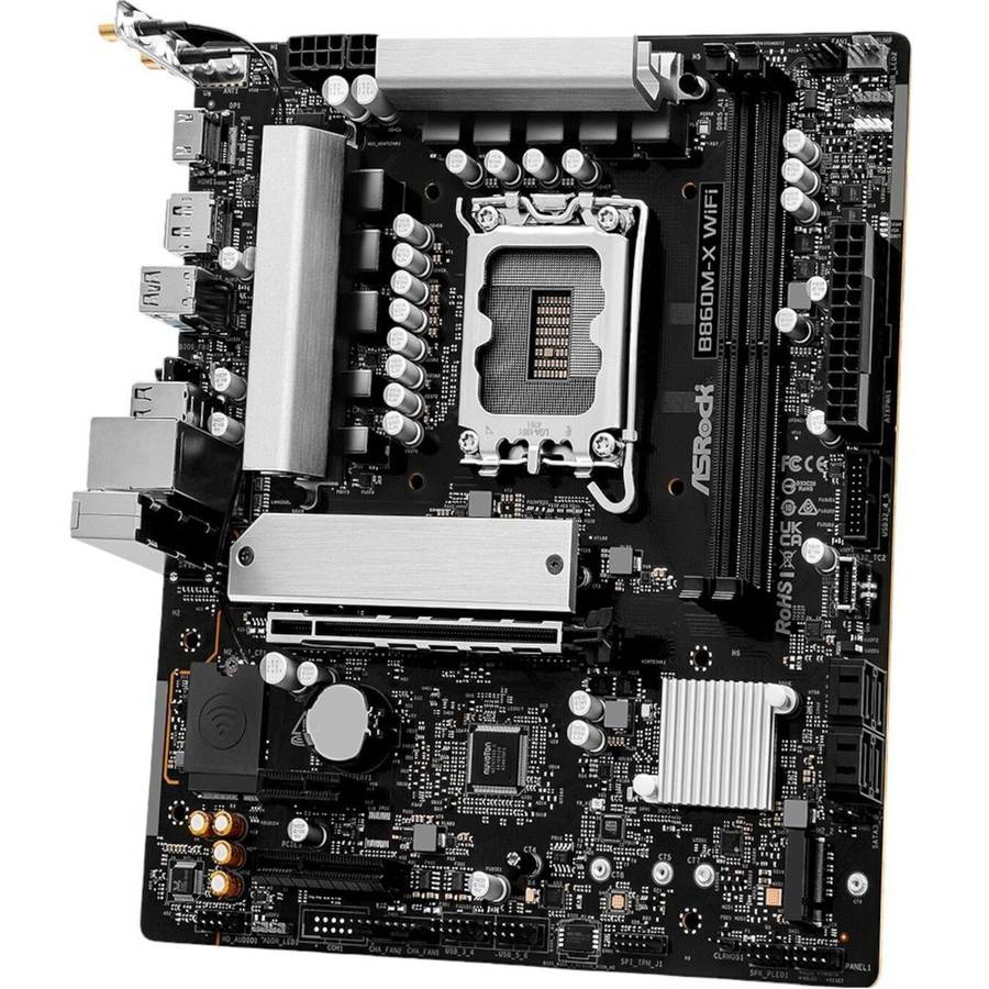 ASRock B860M-X Micro ATX DDR5 Motherboard (PCIe 5 and Wi-Fi 6E)