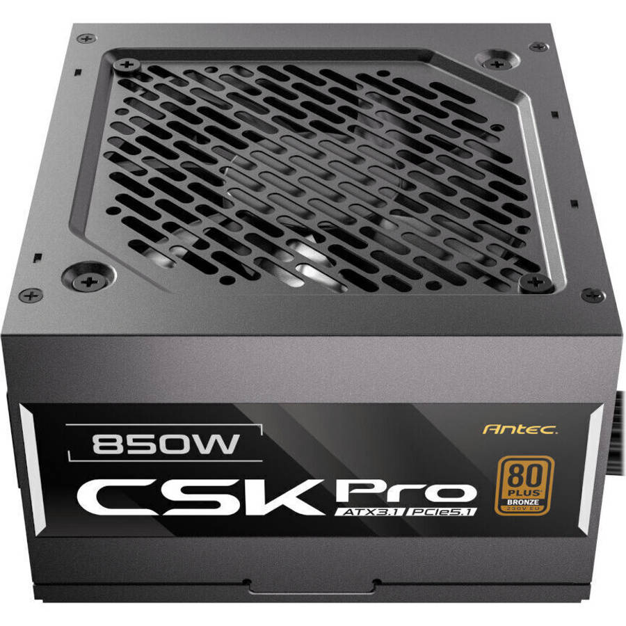 Antec CSK 850W Pro PCle5.1 Gen5 80 Plus Bronze Semi-Modular Power Supply
