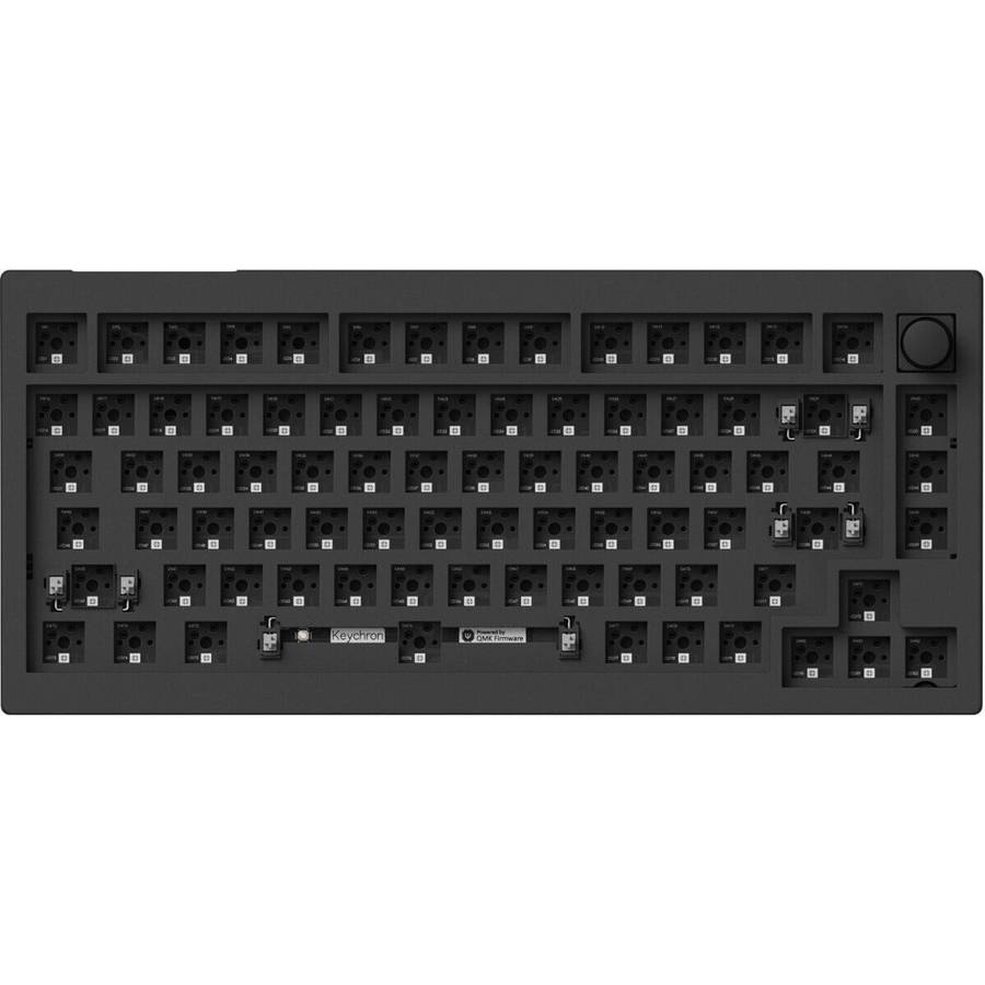 Keychron V1 Max QMK/VIA Wireless Custom Mechanical Keyboard | RED Switches - Black