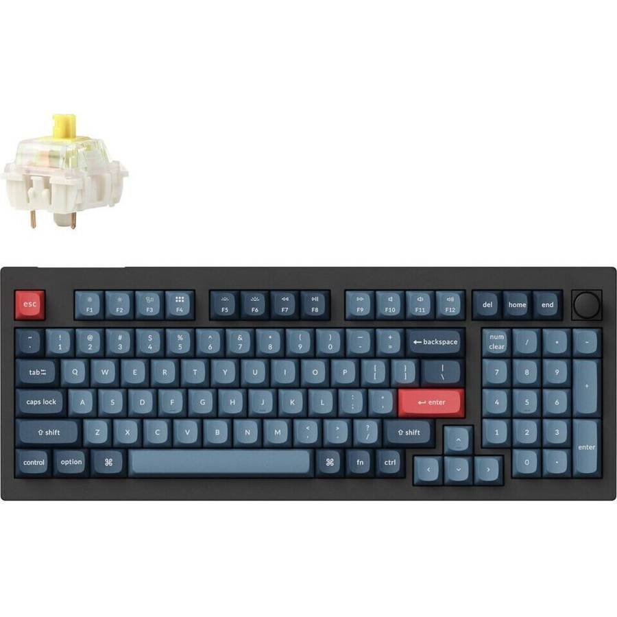 Keychron V5 Max Wireless Custom  Keyboard - BANANA Switch