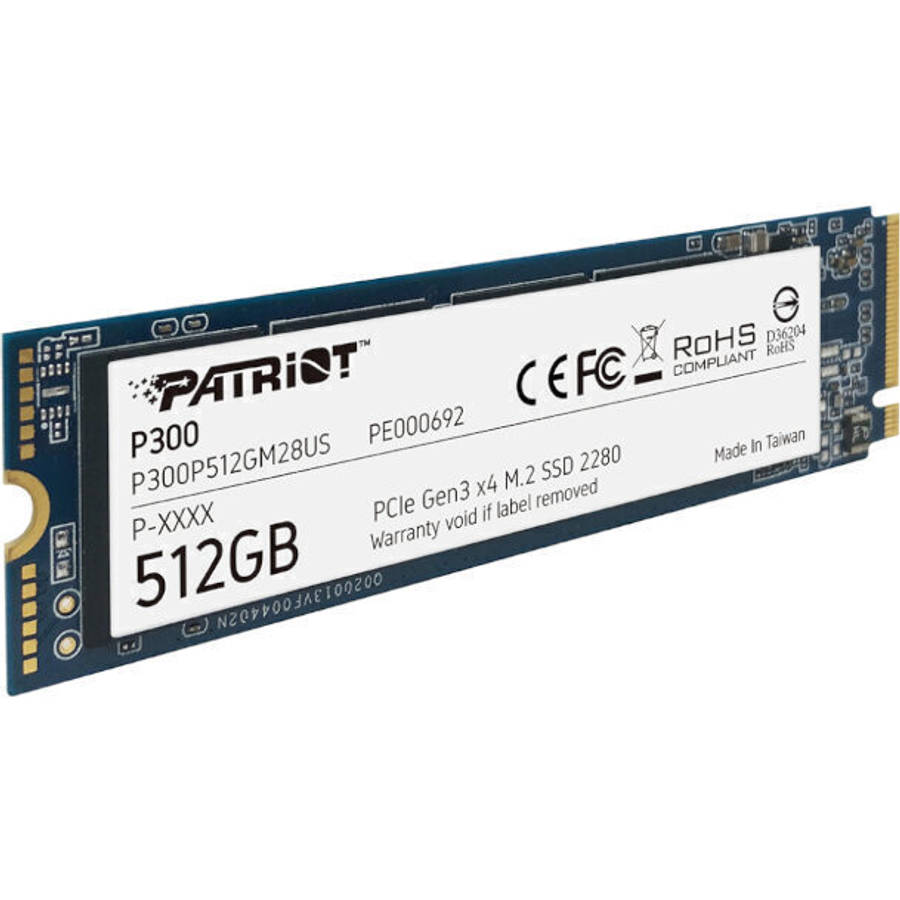 Patriot P300 512GB M.2 PCIe NVMe SSD