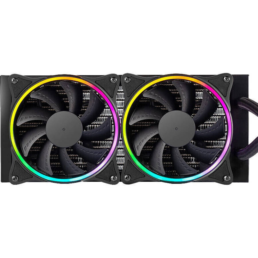 PCBuilder Hydro Chill 240MM AIO Liquid CPU Cooler ARGB