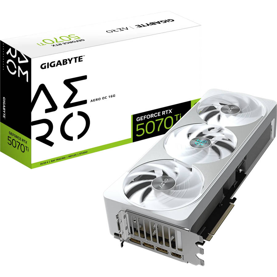 GIGABYTE nVidia GeForce RTX 5070Ti AERO OC - 16GB GDDR7 HDMIx1/DPx3