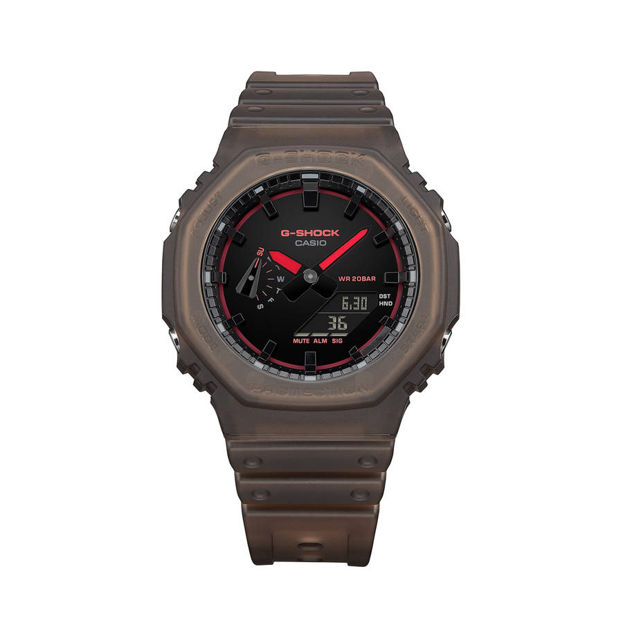 Casio G-shock Oak - Smoke Light Serie - Brown (GA-2100K-5AER) Men WATCHES