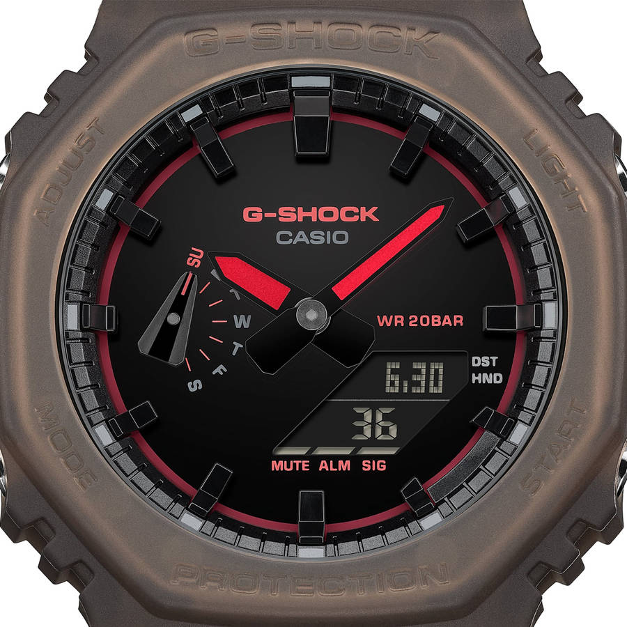 Casio G-shock Oak - Smoke Light Serie - Brown (GA-2100K-5AER) Men WATCHES