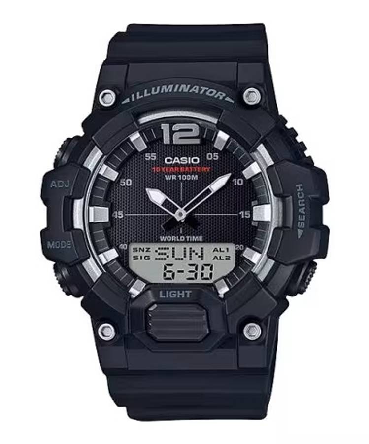 Casio Men's 53mm Resin Watch (HDC-700-1AVDF)